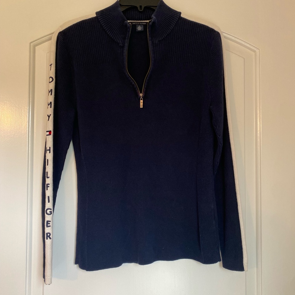 Tommy Hilfiger Dark Blue Knit Pullover